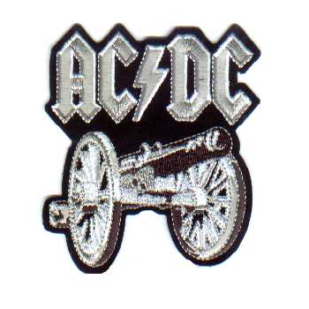 Tygmärke Broderat AC/DC
