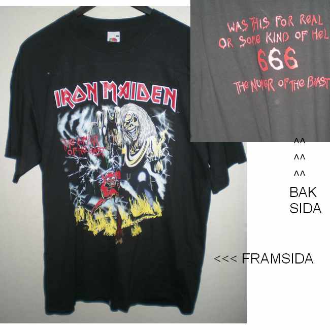 T-shirt Iron Maiden Number of the Beast
