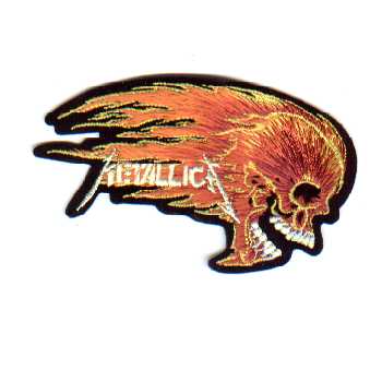 Tygmärke Broderat Metallica