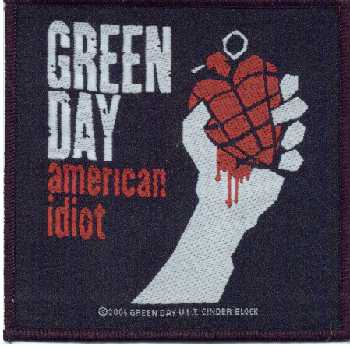 Tygmärke Green Day, American Idiot